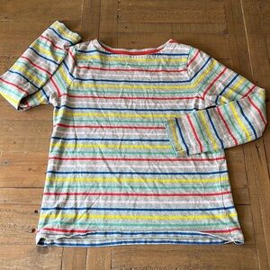 Mini Boden striped long sleeve tee